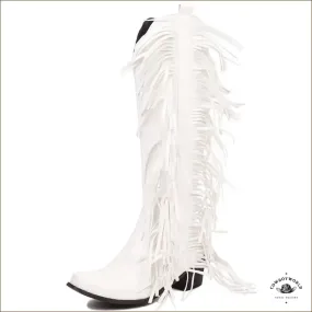 Bottes Western Femme Blanches